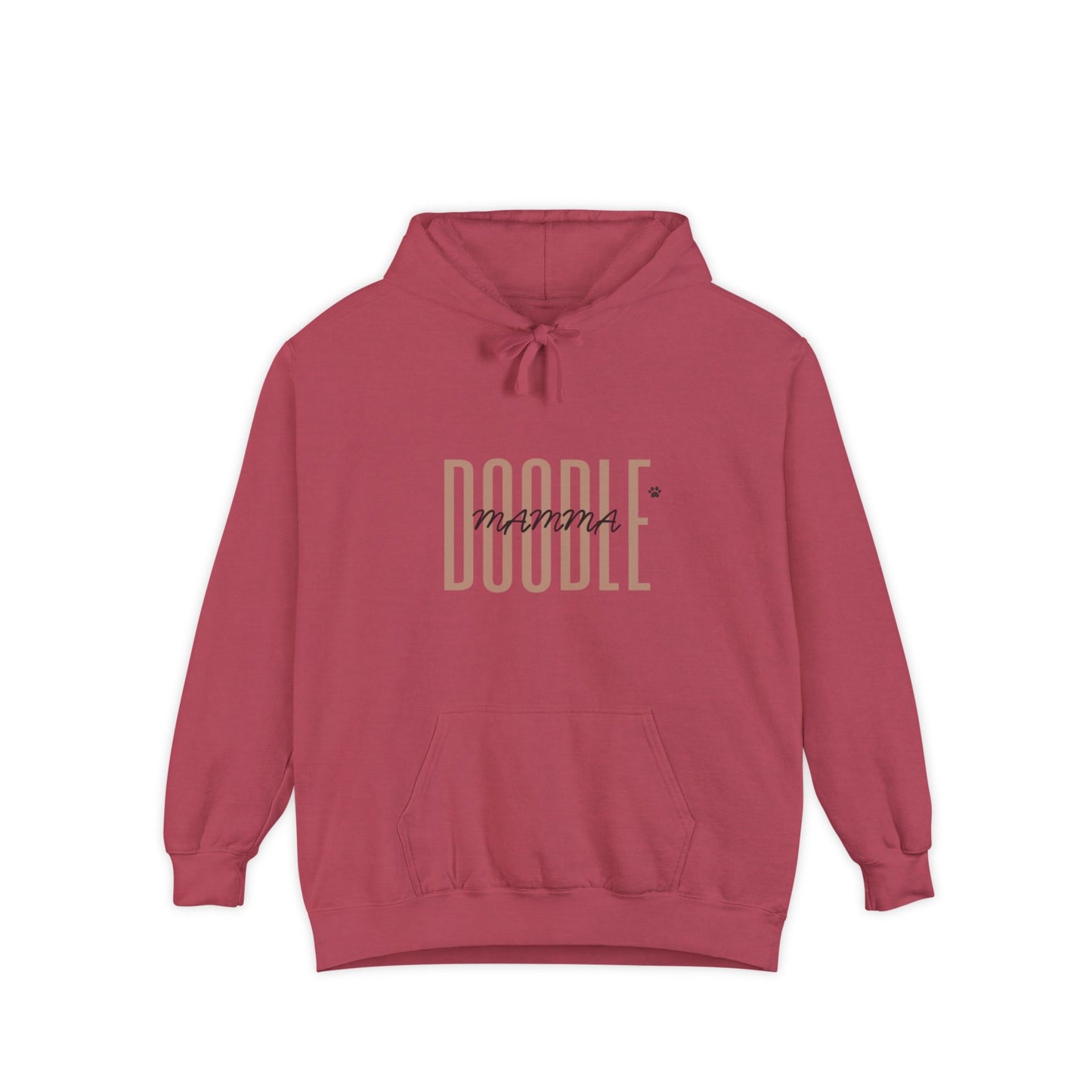 Doodle Mom Pull Over Hoodie (Beige Logo)