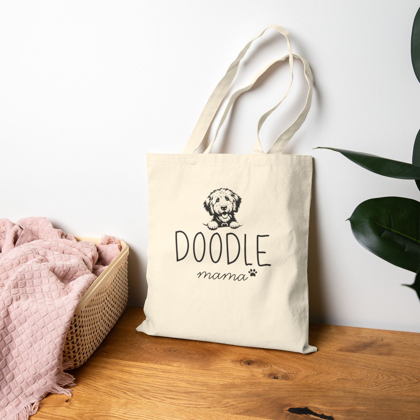 Doodle Mom Pup Tote Bag