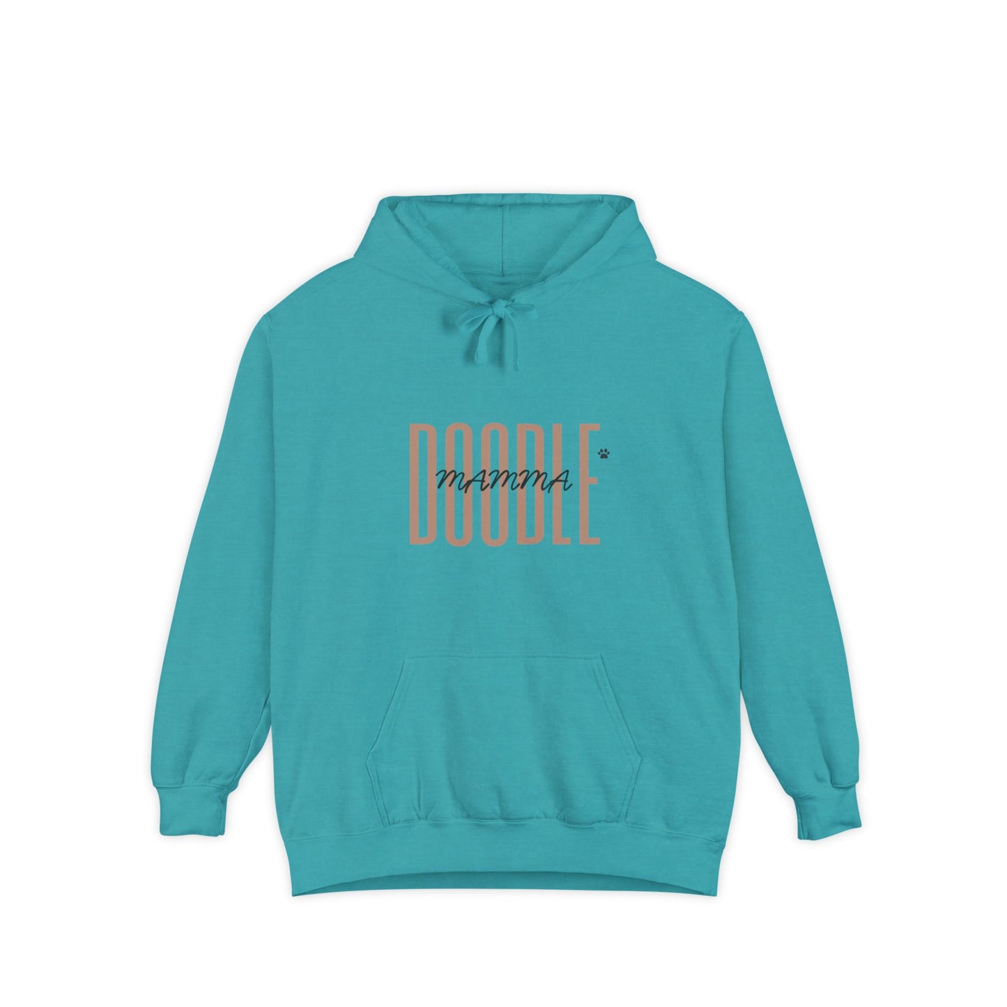 Doodle Mom Pull Over Hoodie (Beige Logo)