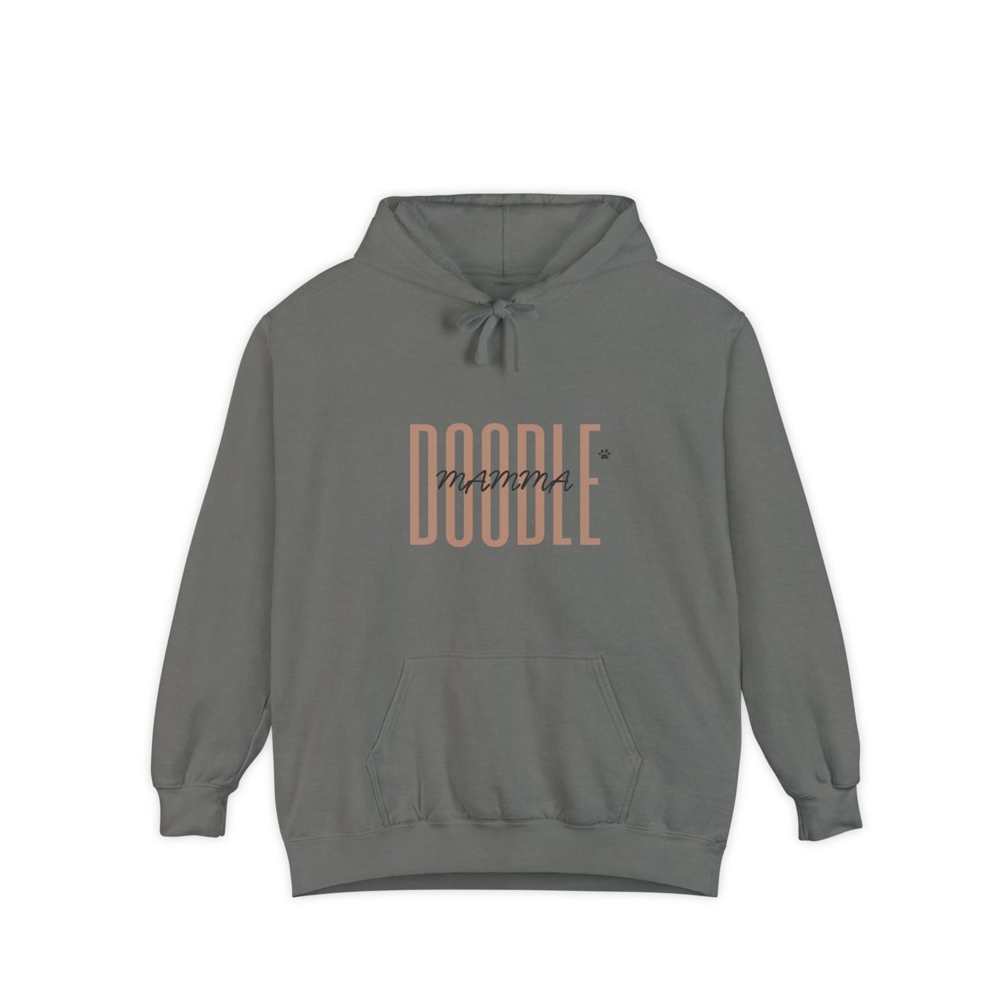Doodle Mom Pull Over Hoodie (Beige Logo)