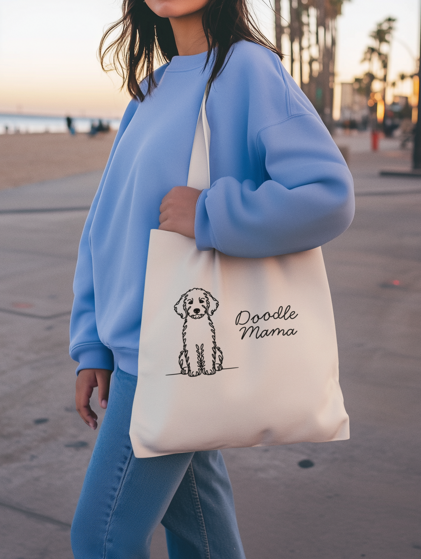 Doodle Mom Sketch Tote Bag