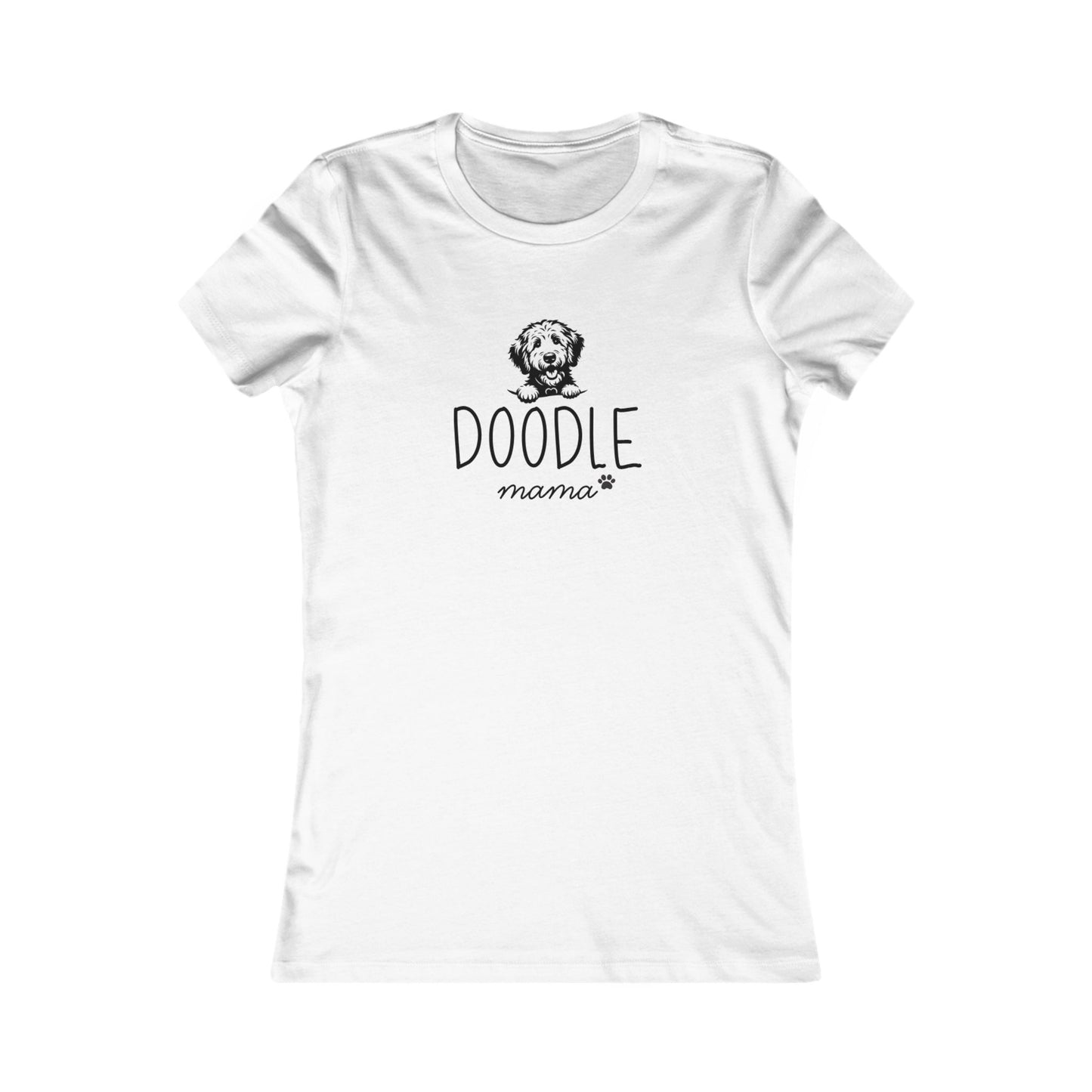 Doodle Mom Pup Women's Cut Tee