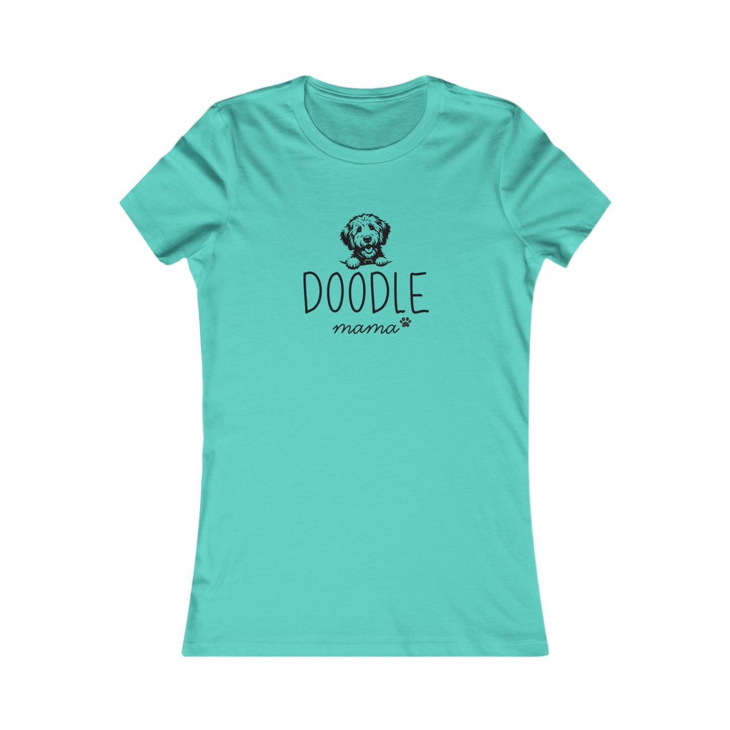 Doodle Mom Pup Women's Cut Tee