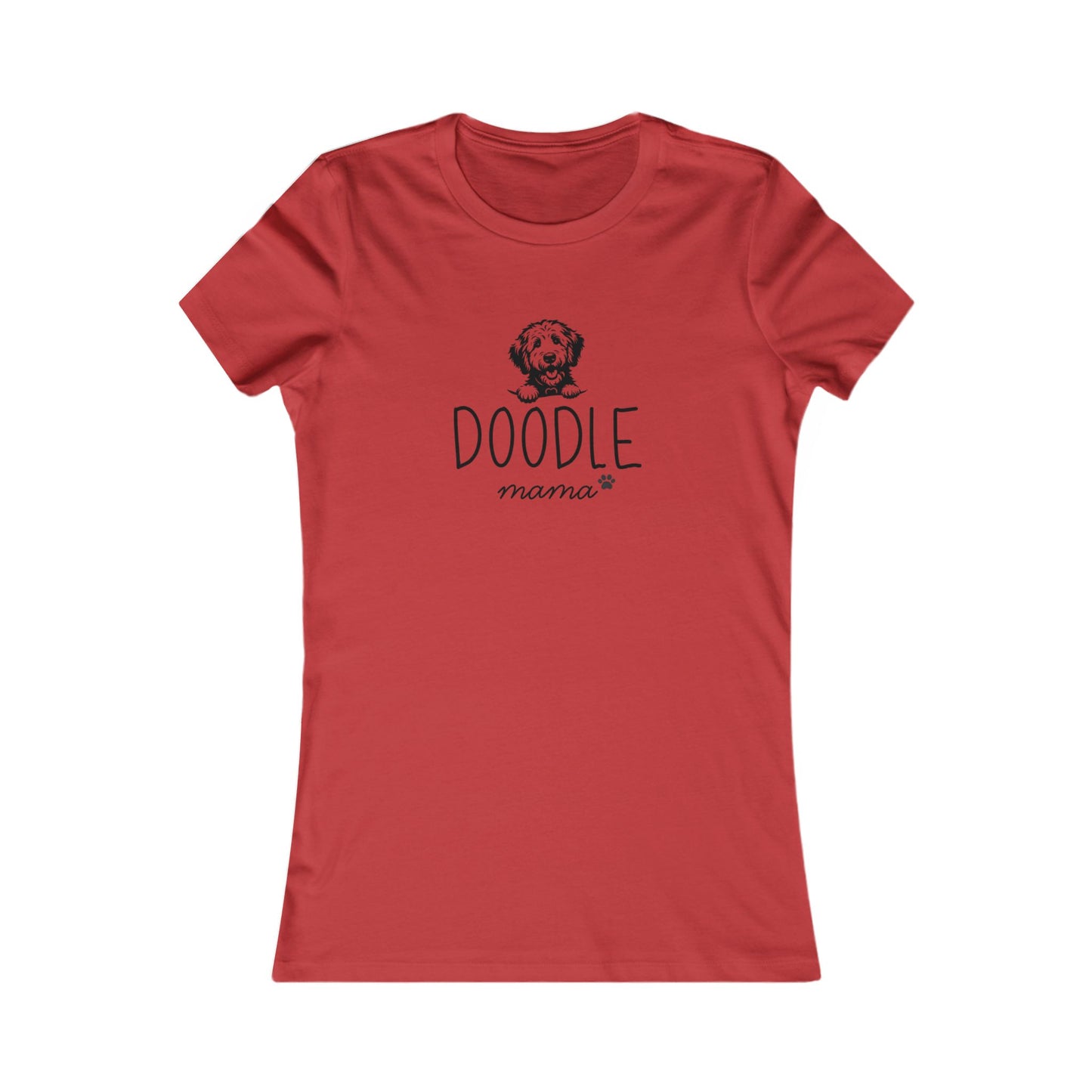 Doodle Mom Pup Women's Cut Tee