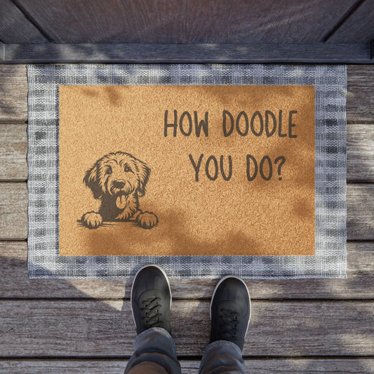 How Doodle You Do!? Door Mat