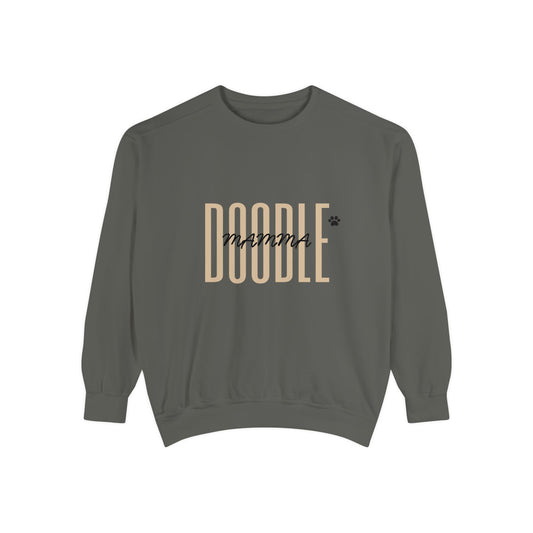 Doodle Mom Crew Neck (Beige Logo)