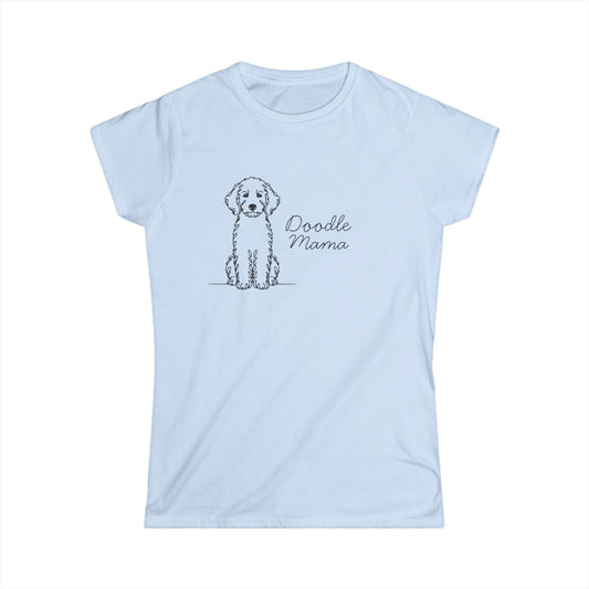 Doodle Mom Women's Cut Sketch Tee