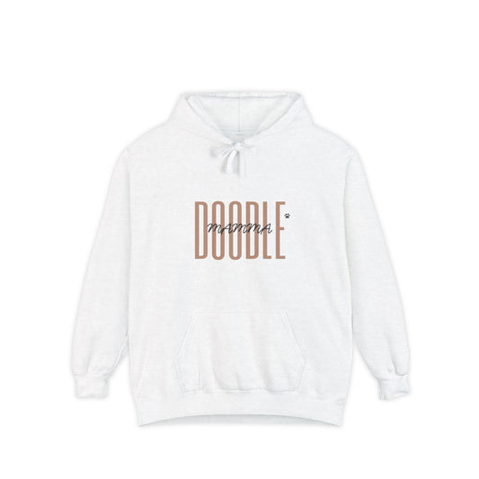 Doodle Mom Pull Over Hoodie (Beige Logo)