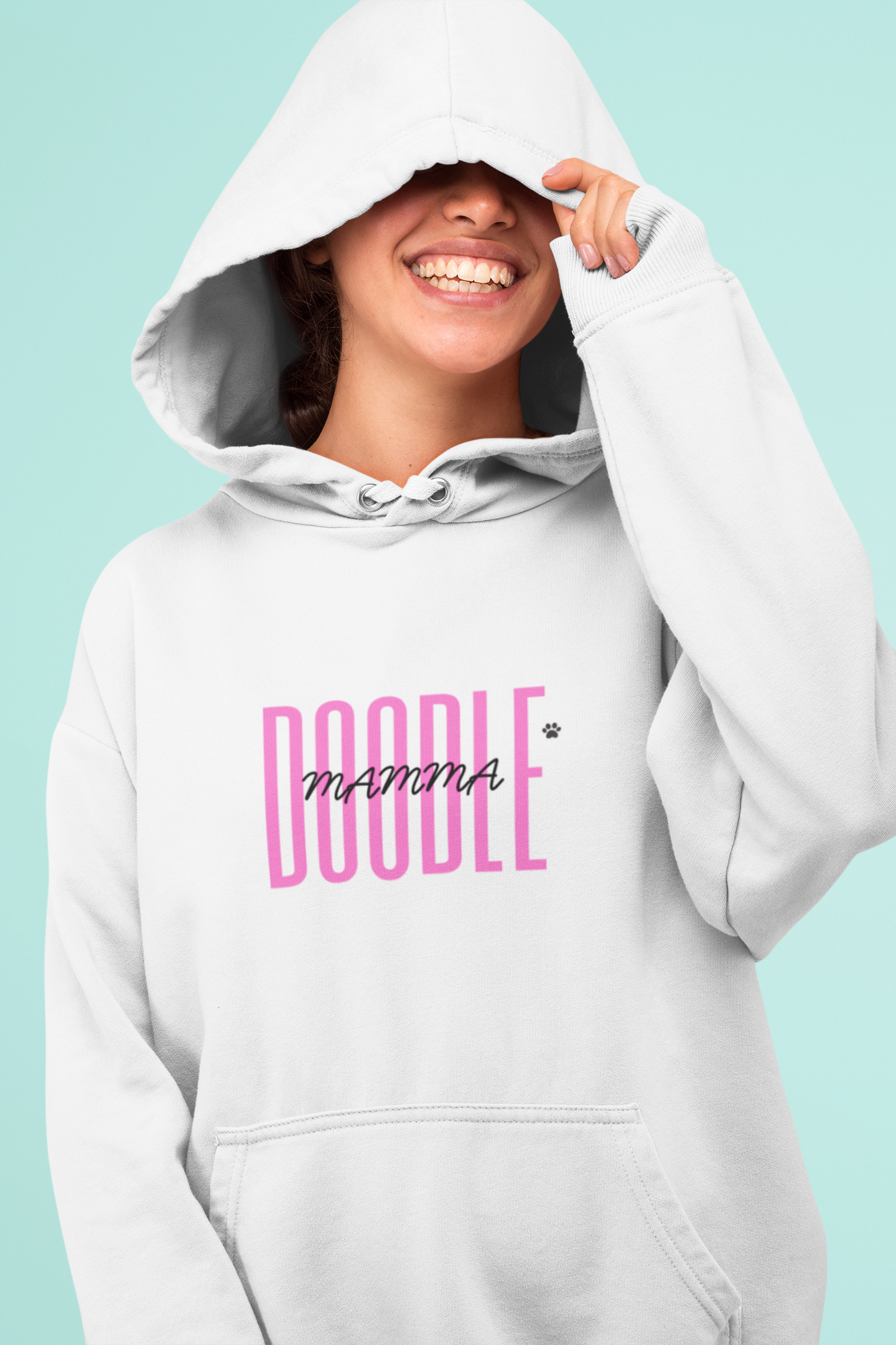 Doodle Mom Pull Over (Pink Logo)