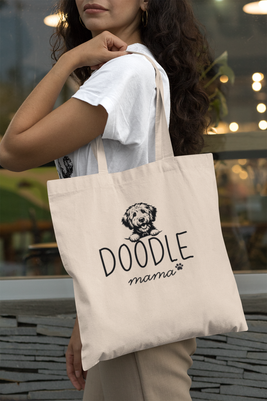 Doodle Mom Pup Tote Bag